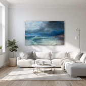Schipbreuk op een stormachtige ochtend, Aivazovsky Poster