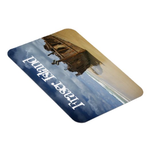 Schipbreuk van S.S. Maheno, Fraser Island, Austral Magneet (Rechterzijde)