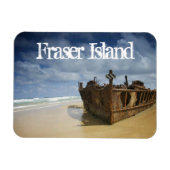 Schipbreuk van S.S. Maheno, Fraser Island, Austral Magneet (Horizontaal)