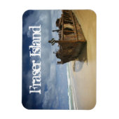 Schipbreuk van S.S. Maheno, Fraser Island, Austral Magneet (Verticaal)