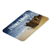 Schipbreuk van S.S. Maheno, Fraser Island, Austral Magneet (Linkerzijde)