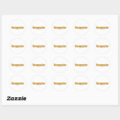 schipbreukeling ronde sticker (Vel)