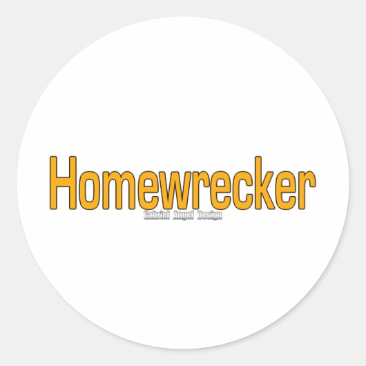 schipbreukeling ronde sticker (Voorkant)