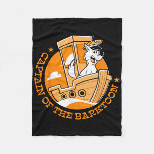 Schiper Kapitein Van De Barktoon Pontoon Hond Fleece Deken