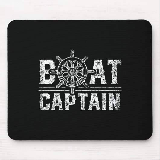 Schiper Minnaar Boot Eigenaar Schipper Schip Muismat (Voorkant)