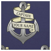 schipper Jouw naam Anchor Novelty Stof (Close Up)