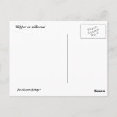 Schipper op Milkweed Briefkaart (Achterkant)