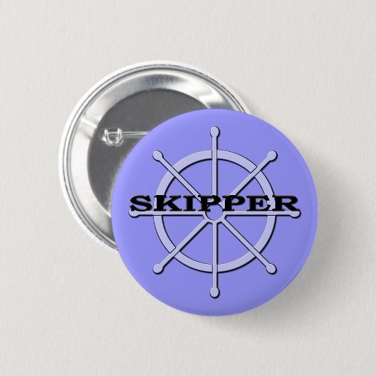 Schipper Scheepswiel Rug Button 2 (Voorkant /achterkant)