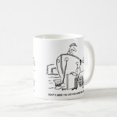 Schipper vraagt bemanningslid om visnetten te verp koffiemok (Voorkant rechts)