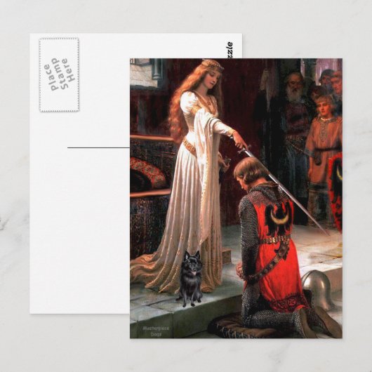 Schipperke 4 - De onderscheiding Briefkaart (Voorkant / Achterkant)