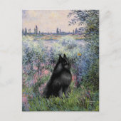 Schipperke 6 - Aan de Seine Briefkaart (Voorkant)