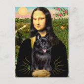 Schipperke 7 - Mona Lisa Briefkaart (Voorkant)
