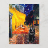 Schipperke 7 - Terras Cafe Briefkaart (Voorkant)