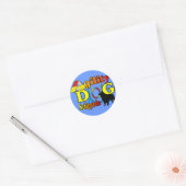 Schipperke Agility Gifts Ronde Sticker (Envelop)
