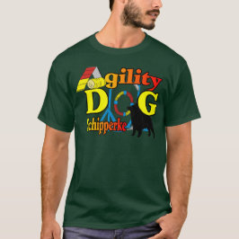 Schipperke Agility Gifts T-shirt