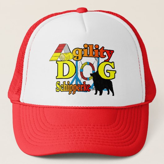 Schipperke Agility Gifts Trucker Pet (Voorkant)