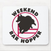 Schipperke Agility Weekend Bar Hopper Muismat (Voorkant)
