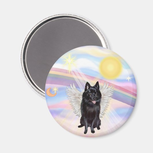 Schipperke Angel Magneet (Voorkant / Achterkant)