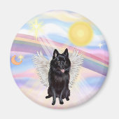 Schipperke Angel Magneet (Voorkant)