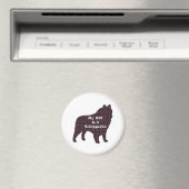 Schipperke BFF-cadeaus Magneet (Insitu (Vaatwasser))
