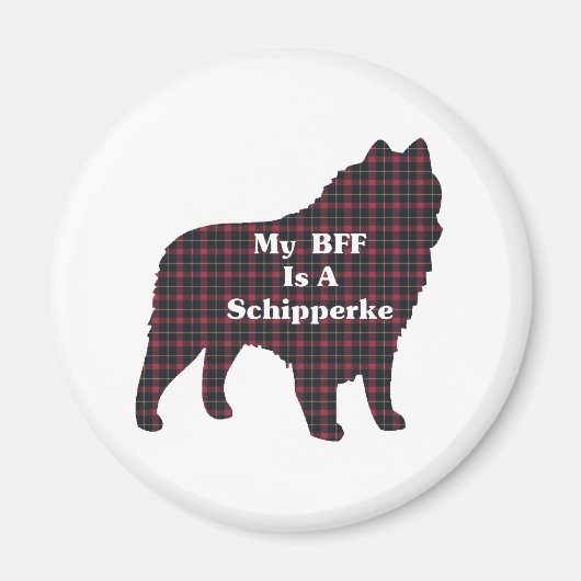 Schipperke BFF-cadeaus Magneet (Voorkant)