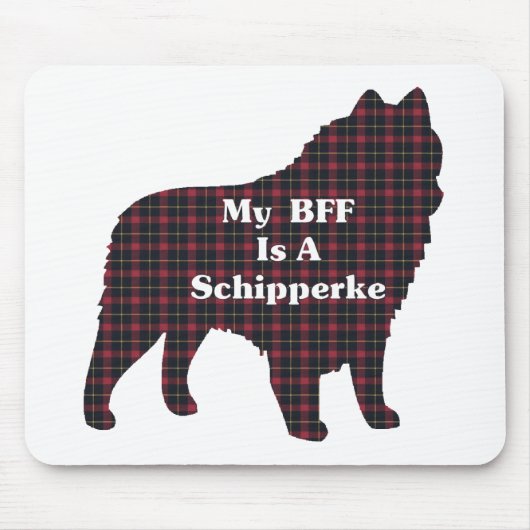 Schipperke BFF-cadeaus Muismat (Voorkant)