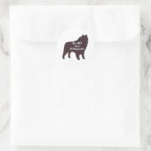 Schipperke BFF Gifts Ronde Sticker (Tas)