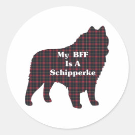 Schipperke BFF Gifts Ronde Sticker