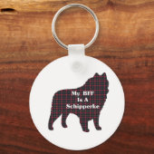 Schipperke BFF Gifts Sleutelhanger (Voorkant)