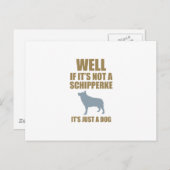 Schipperke Briefkaart (Voorkant / Achterkant)