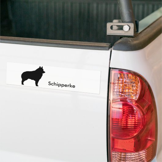 Schipperke Bumpersticker 1 (Op Truck)