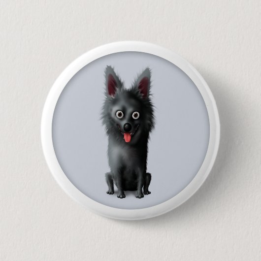 Schipperke Button (Voorkant)