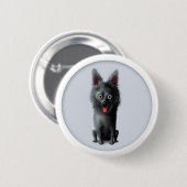 Schipperke Button (Voorkant /achterkant)