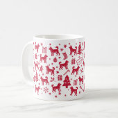 Schipperke Christmas Design Koffiemok (Voorkant links)