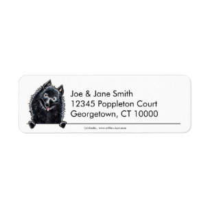 Schipperke Clean in Simple Etiket