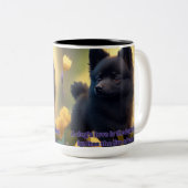 Schipperke Cup Tweekleurige Koffiemok (Voorkant rechts)
