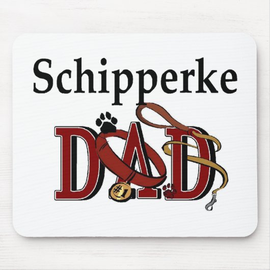 Schipperke Dad Gifts Muismat (Voorkant)