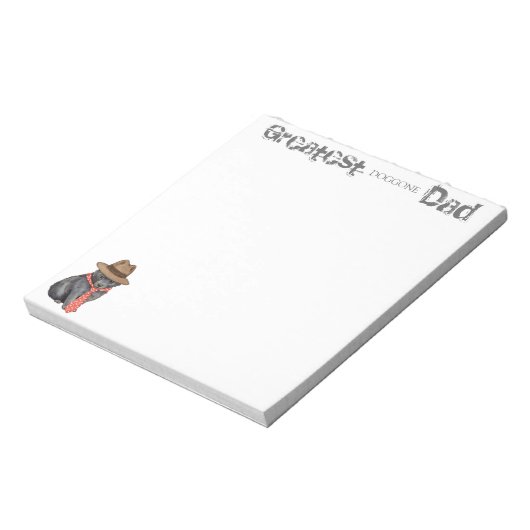 Schipperke Dad Notitieblok (Linkerzijde)