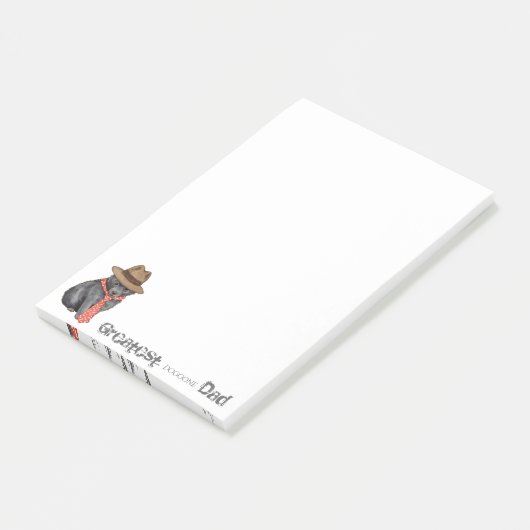 Schipperke Dad Post-it® Notes (Schuin)