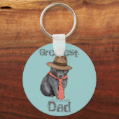 Schipperke Dad Sleutelhanger (Voorkant)