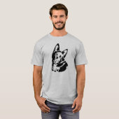 Schipperke Dog Afbeelding T-shirt (Voorkant volledig)