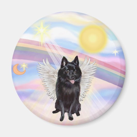 Schipperke Engel Magneet (Voorkant)
