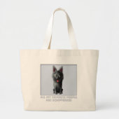 Schipperke Favorite Grote Tote Bag (Voorkant)