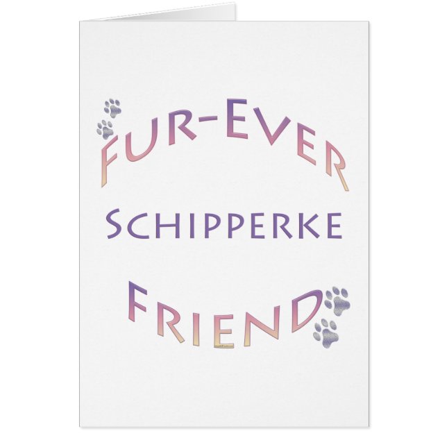 Schipperke Furever Vriend (Voorkant)