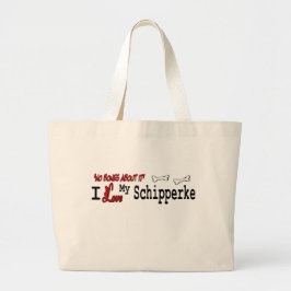 Schipperke Gifts Grote Tote Bag