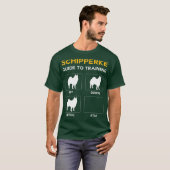 Schipperke Guide to training Dog Obedience Dog T-shirt (Voorkant volledig)