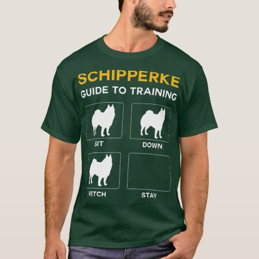 Schipperke Guide to training Dog Obedience Dog T-shirt (Voorkant)