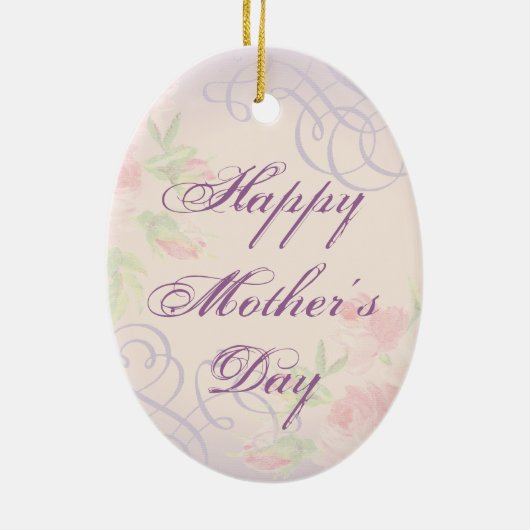 Schipperke Heart Mam Ceramic Ornament (Achterkant)