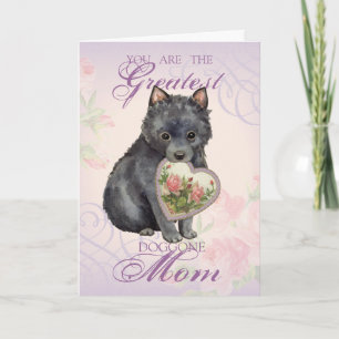 Schipperke Heart mama Kaart
