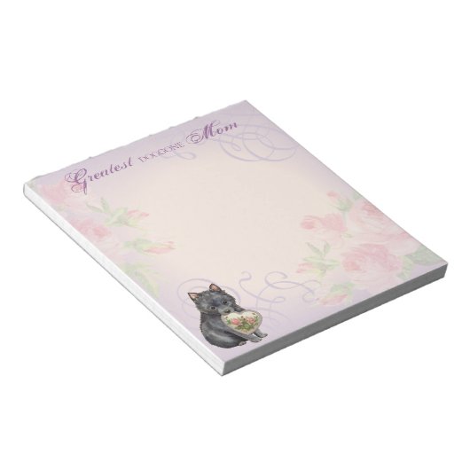 Schipperke Heart mama Notitieblok (Schuin)